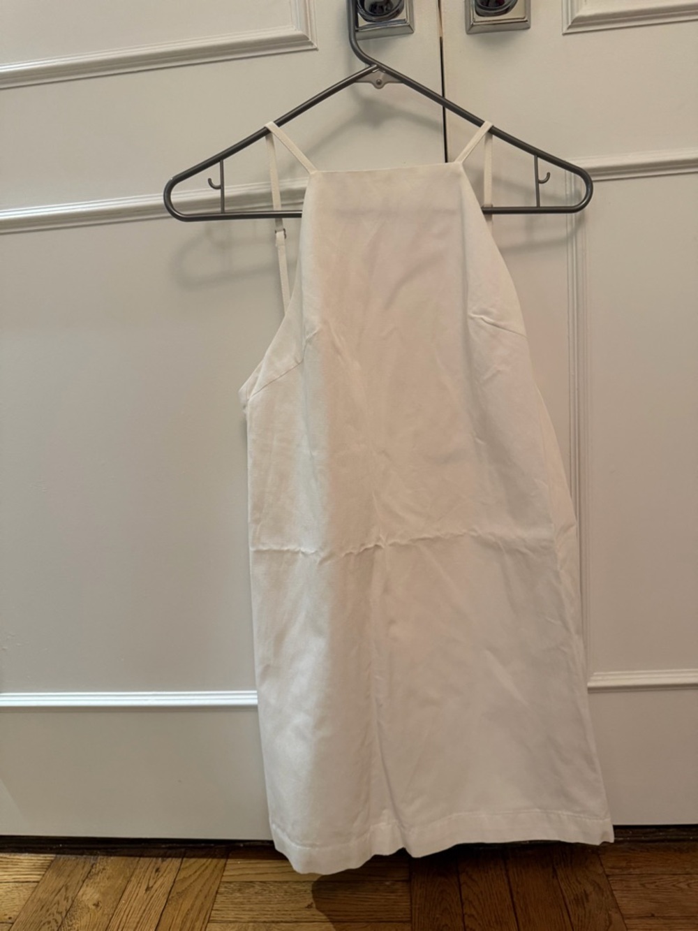 Zara white backless mini dress
